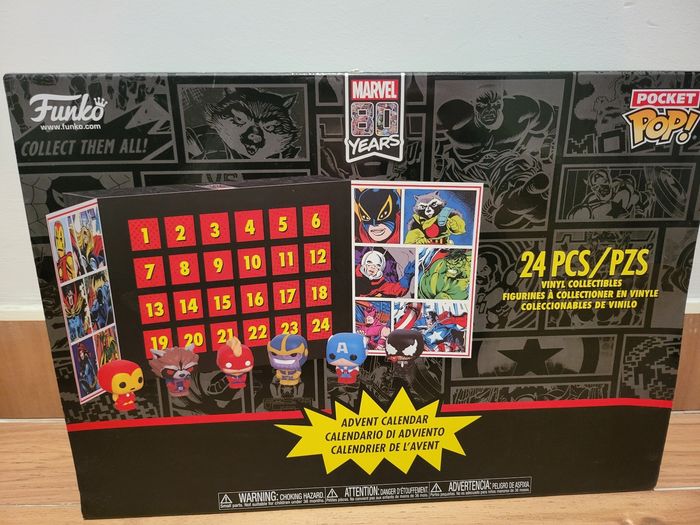Calendrier de l'avent Funko pop Marvel - photo numéro 2