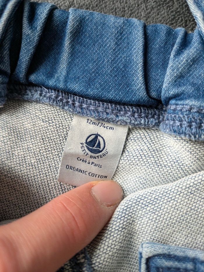 Lot salopettes jeans - photo numéro 4