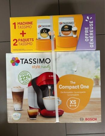 Tassimo tout neuf avec  dosettes