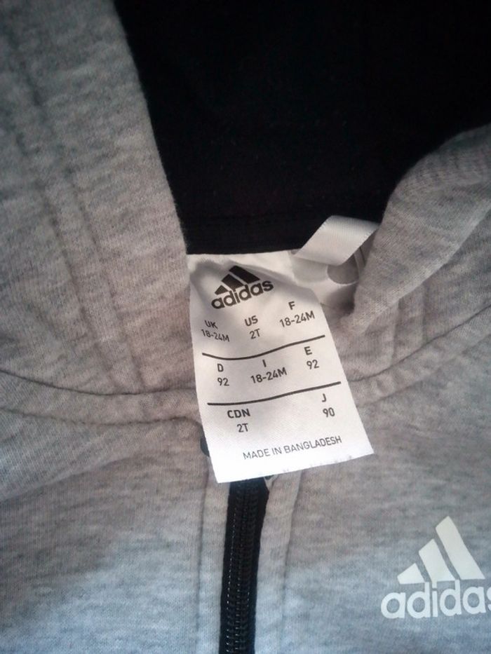 Ensemble survêtement de sport Adidas 18/24 mois - photo numéro 6