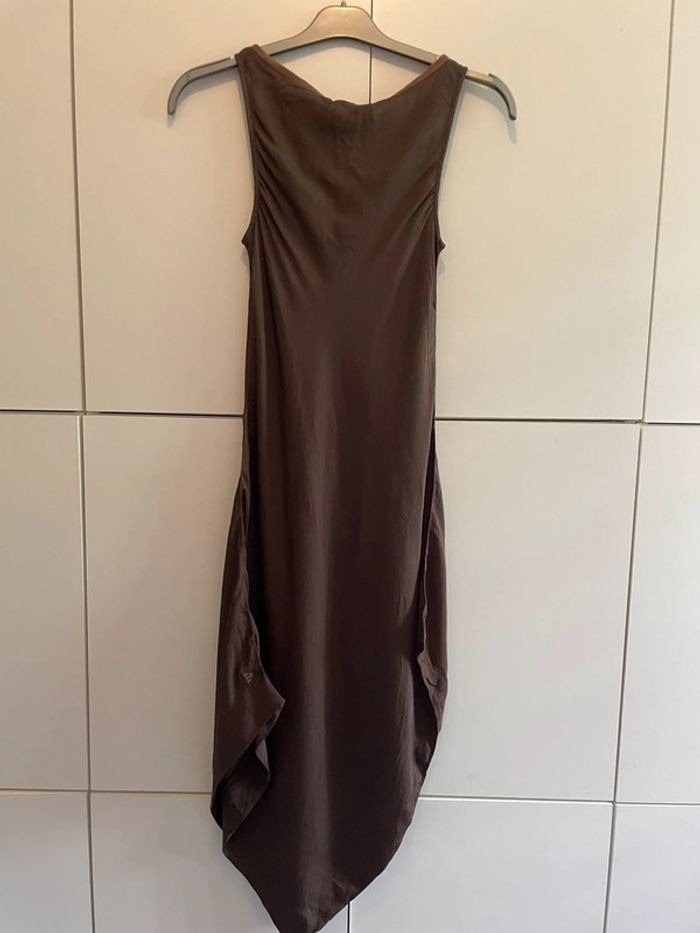 Robe asymétrique marron taille M Guru - photo numéro 9