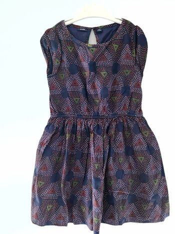 6 ans fille robe graphique