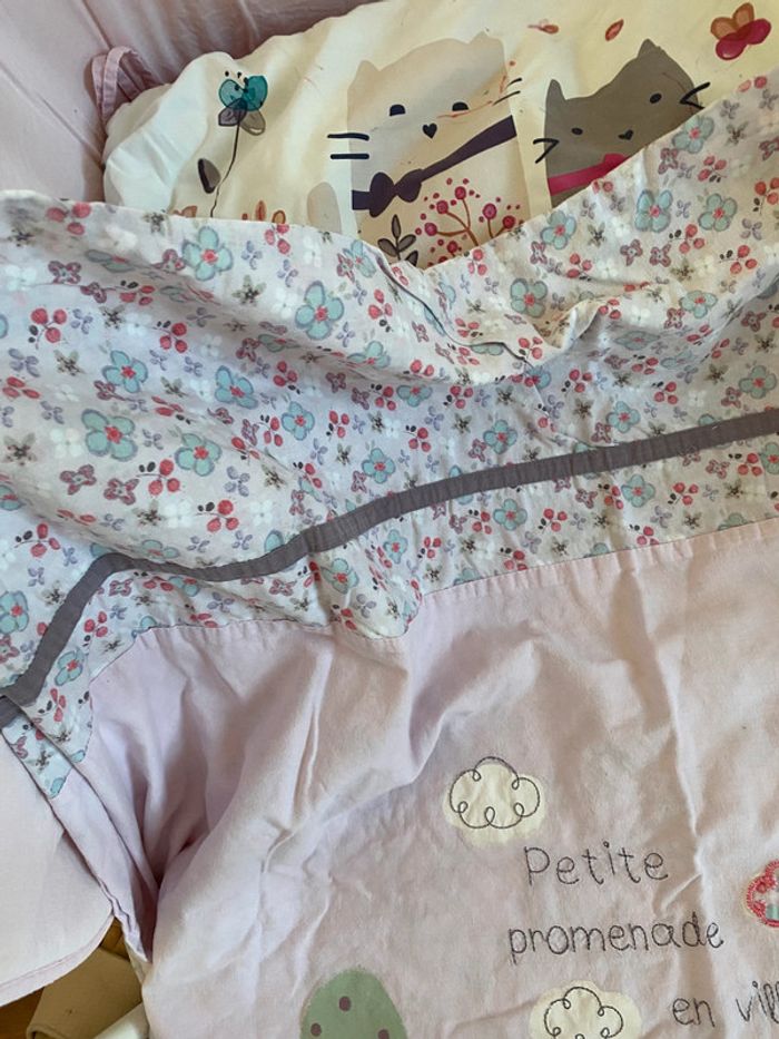 Ensemble lit bébé fille - photo numéro 2