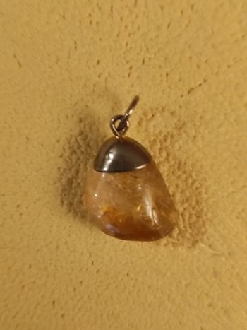 Pendentif en citrine
