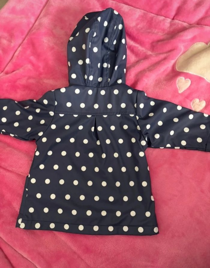 Manteau imperméable à capuche 6 mois - photo numéro 4