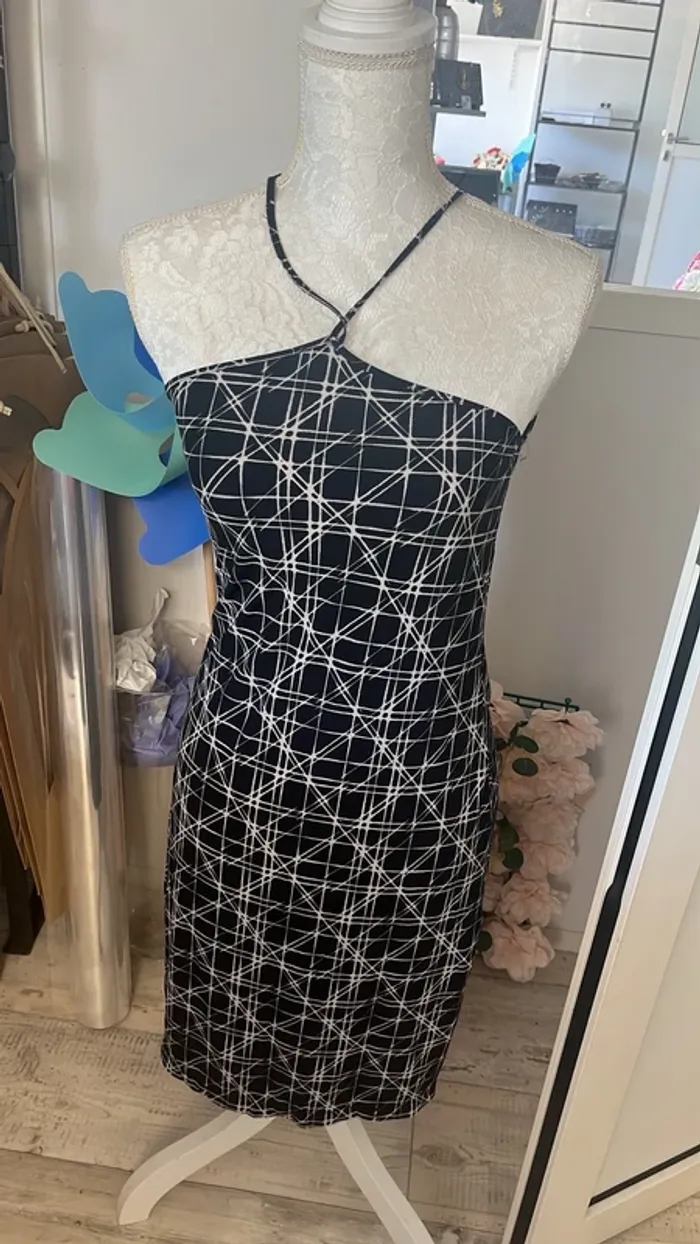 Robe bretelle croisé