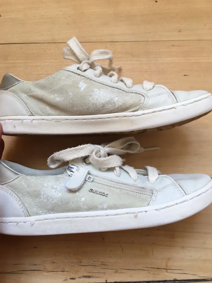 Lot Sneakers Geox + tongs Lulu castagnette - photo numéro 6