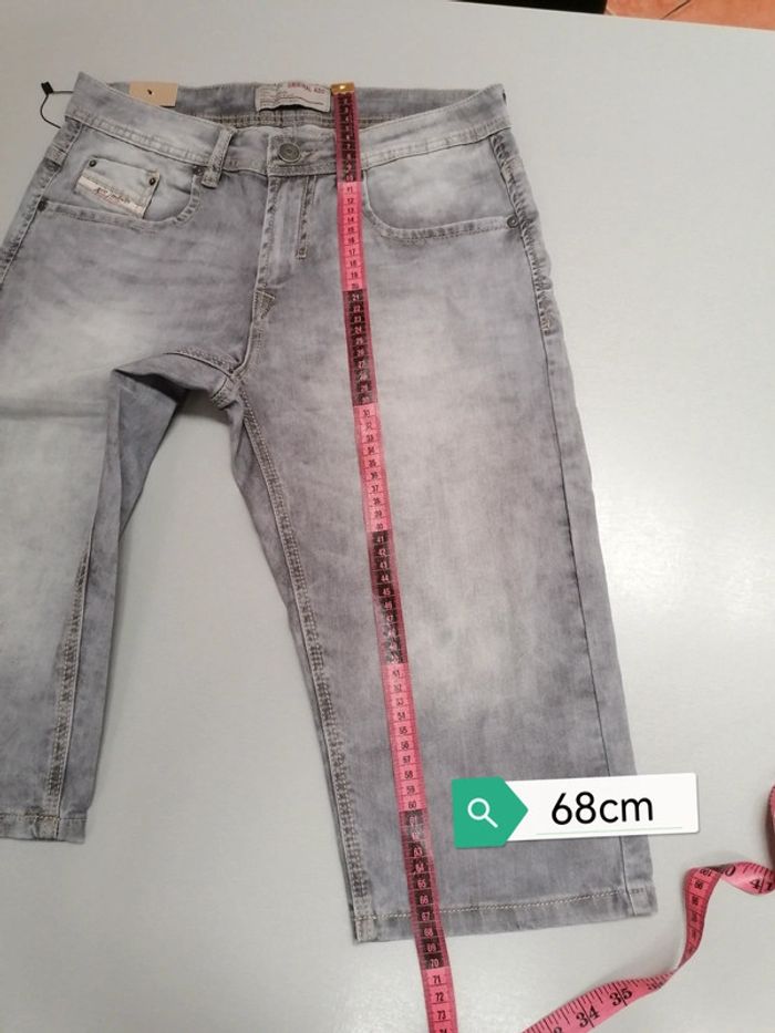 Bermudas gris Original Ado T30 Neuf - photo numéro 11