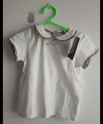 Tee-shirt col claudine