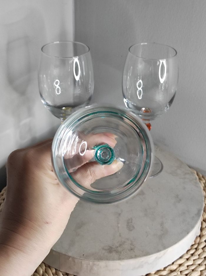 Verres perles facettes - photo numéro 4