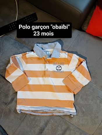 Polo garçon 23 mois Obaïbi