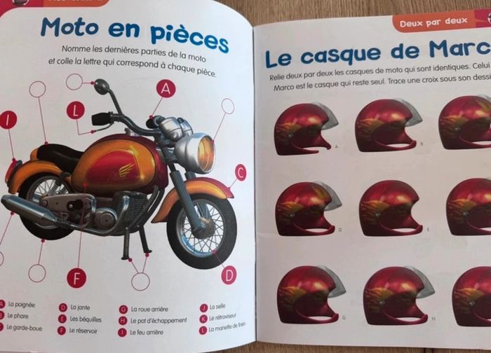 Cahier d'activités P'tit Garçon fleurus neuf - photo numéro 4