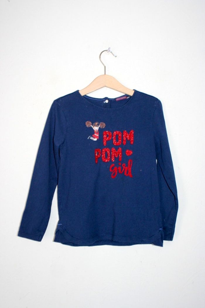 Tee-shirt bleu marine Sergent Major 7 ans