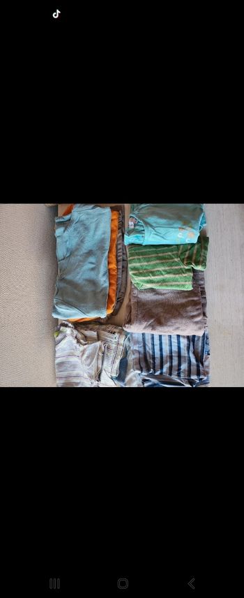 Lot vêtements bébé garçon