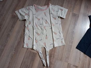 Tee shirt beige fille 10/12 ans tbe
