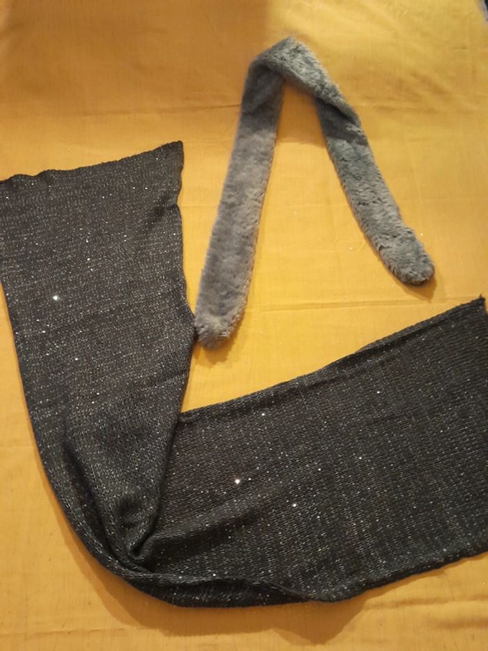 Gros lot Hiver Femme S Manteau + 2 écharpes + bonnet + pull assorti + gants - photo numéro 17