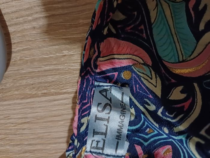 robe longue en soie avec manches 3/4 Taille Unique - photo numéro 3