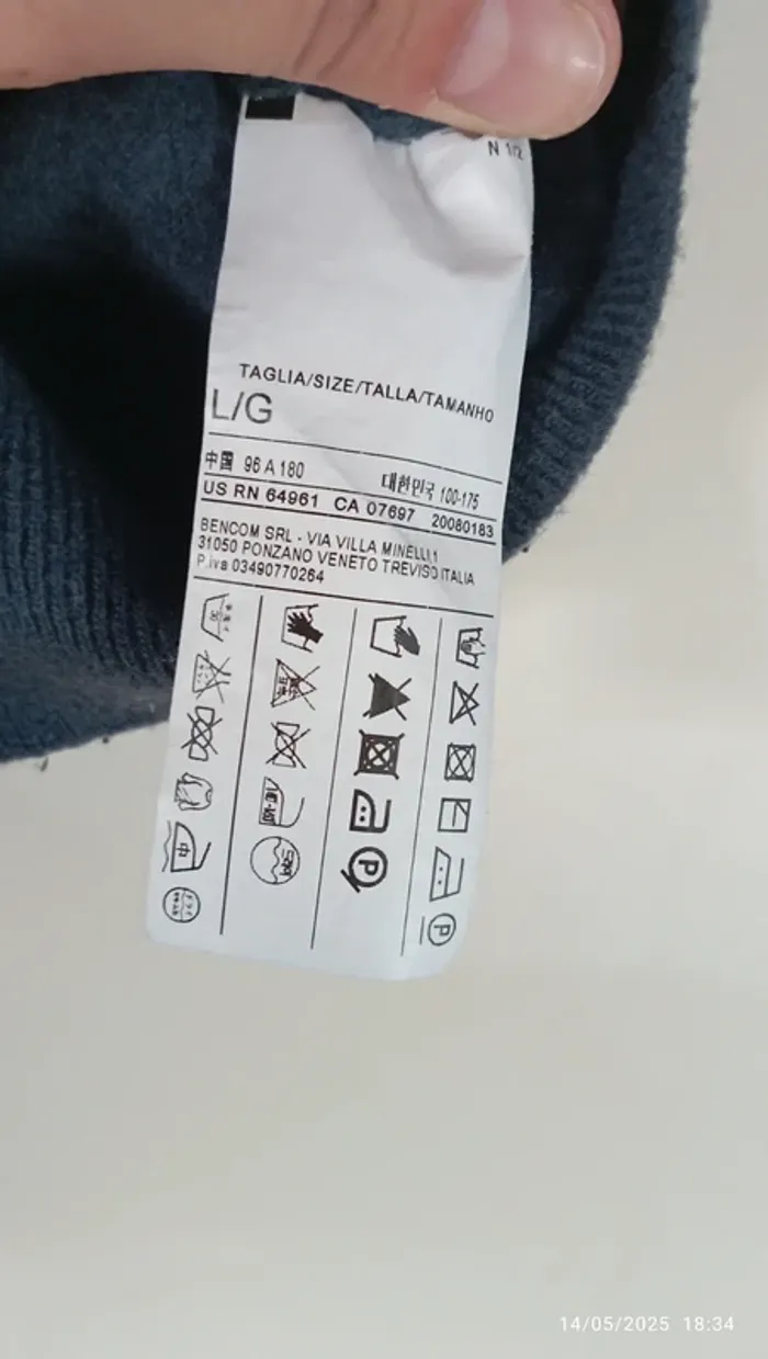 Pull laine taille L - photo numéro 2