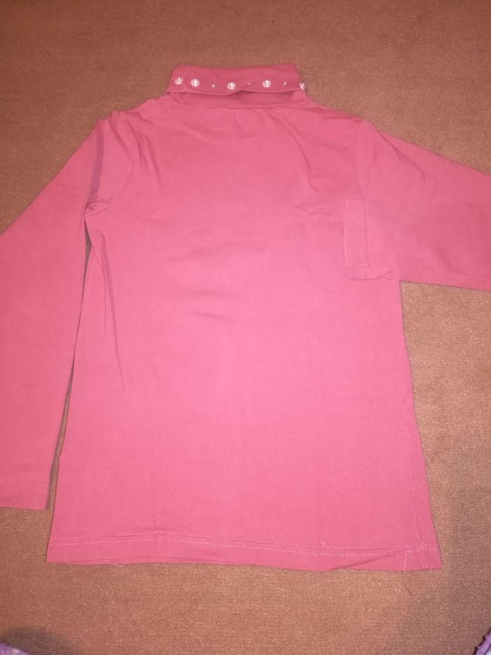 Tee shirt Col roulé fille 8 ans - photo numéro 2