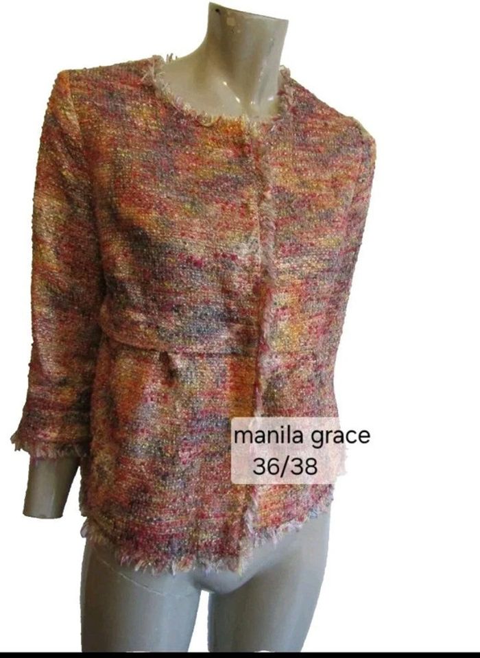 veste blazer chic tons or fuchsia et autres (voir photo) marque manila grace