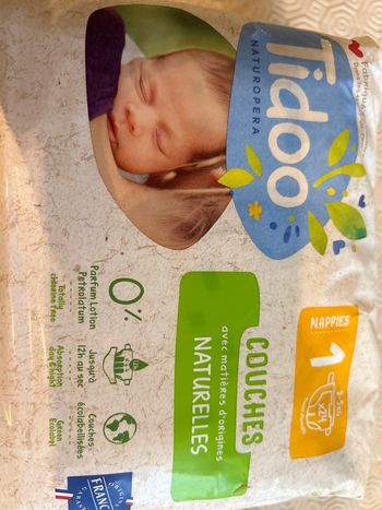 Couche Tidoo 1 (naturelles 0% parfum)