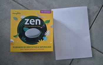 Morphée Zen Galet de Méditation et de Sophrologie Nomade, Neuf