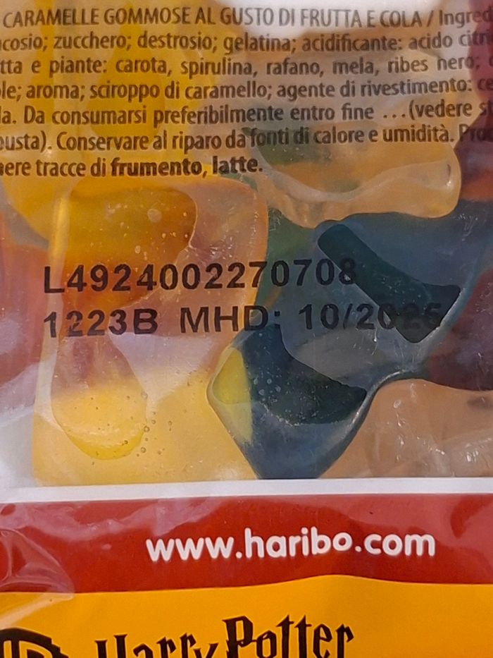 Bonbons 🍬 haribo harry potter lot de 8 paquets de 160 gr chacun - photo numéro 6