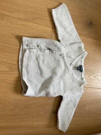 Gilet en coton taille 0 mois