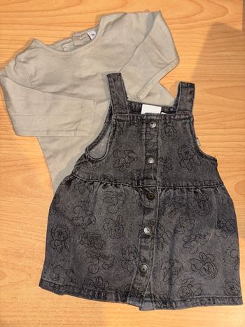 Ensemble robe Minnie + haut manches longues