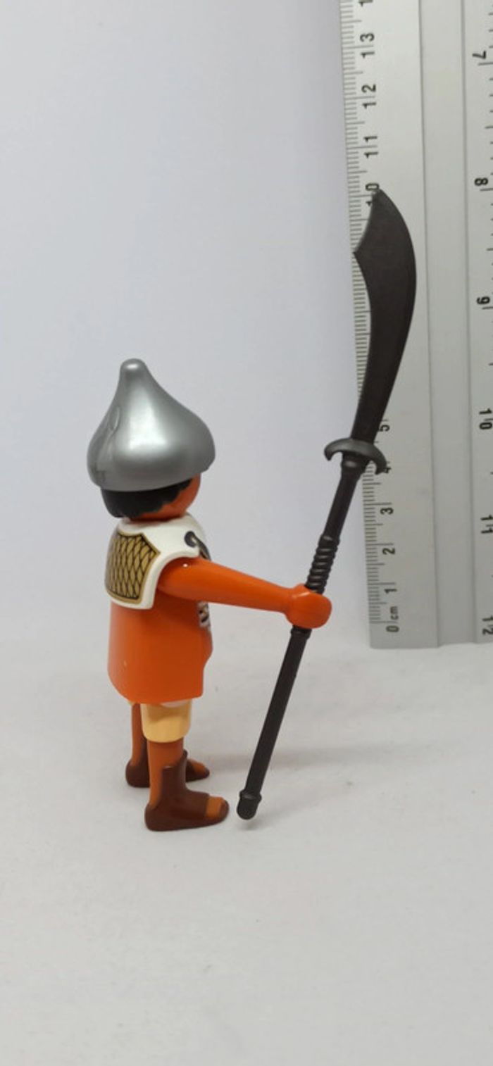 Homme garde soldat égyptien avec casque gris playmobil - photo numéro 3