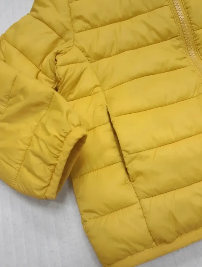 Doudoune jaune à capuche Tissaia 3 ans - photo numéro 3