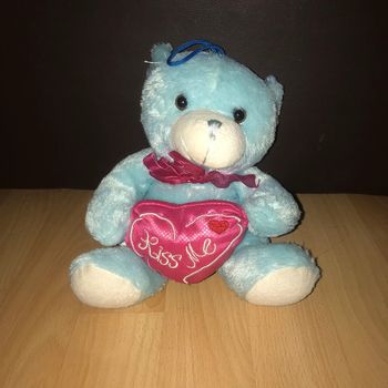Peluche Ourson Kiss Cœur
