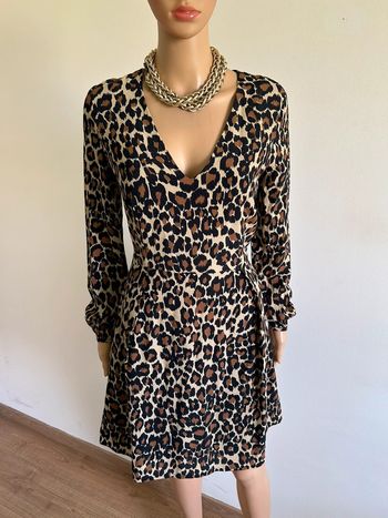 Robe léopard neuve à manches longues Morgan taille 36 (valeur 70€)