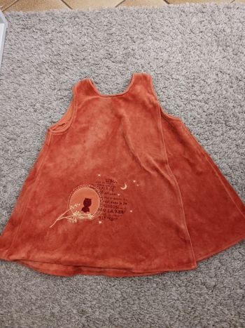 Robe chasuble en velours