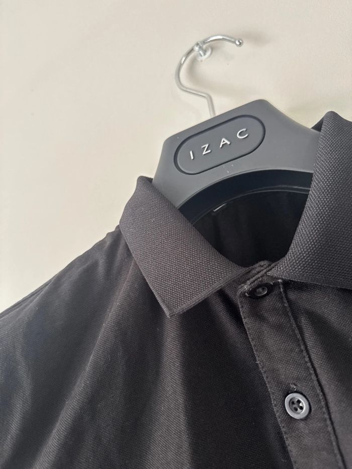 👕 polo homme - 50 - 33 fire ear - polo noir- 100% coton - très bon état - photo numéro 9