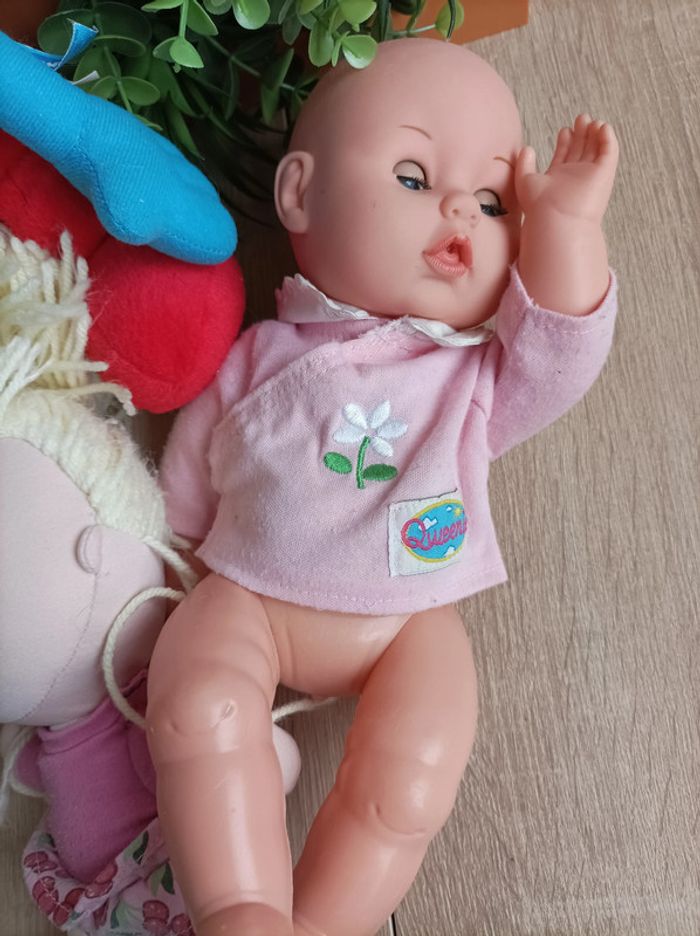 Lot peluches + poupée - photo numéro 3