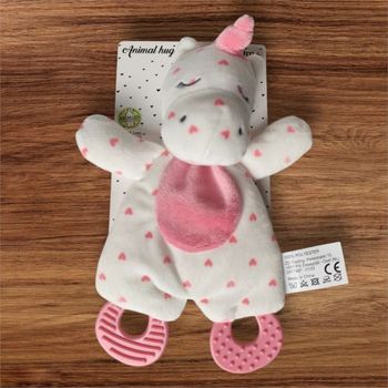 Doudou avec anneau de dentition