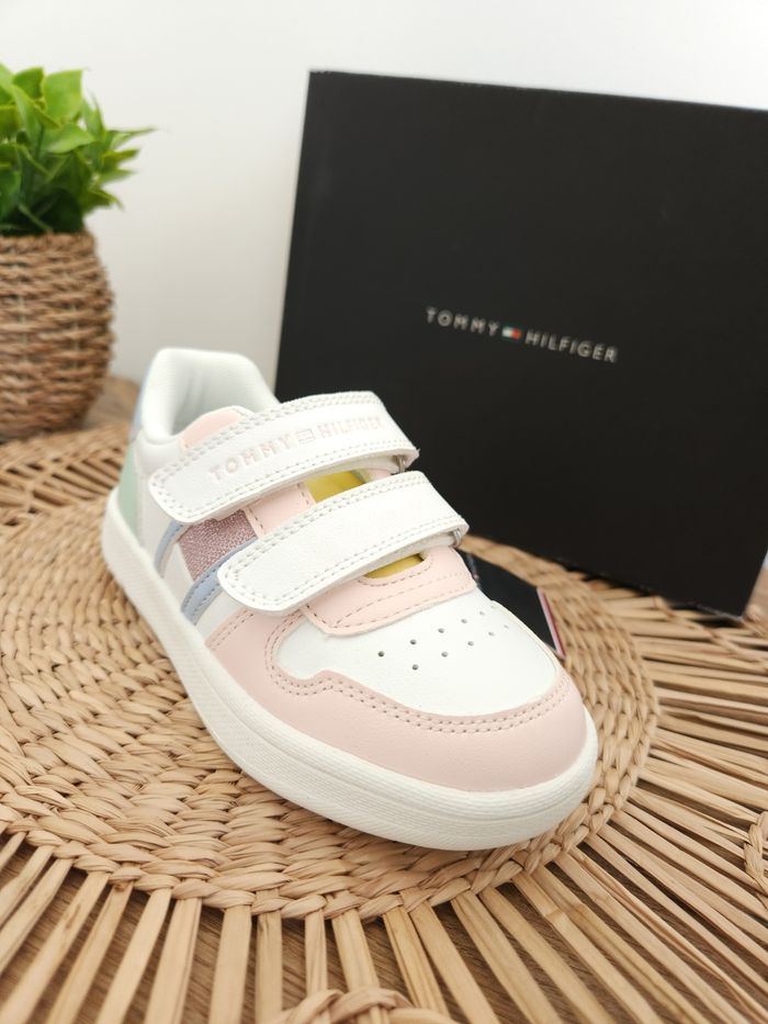 Baskets à scratchs colour-block multicolores Tommy Hilfiger Pointure 26 - photo numéro 2