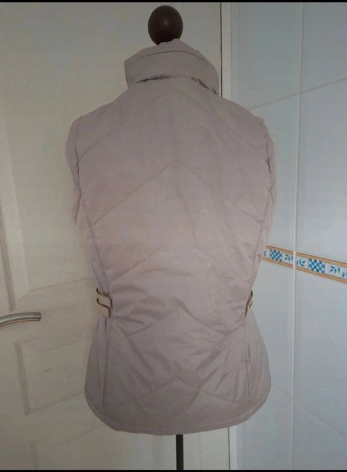 Veste /doudoune sans manche avec capuche beige femme basic one taille S/36 - photo numéro 6