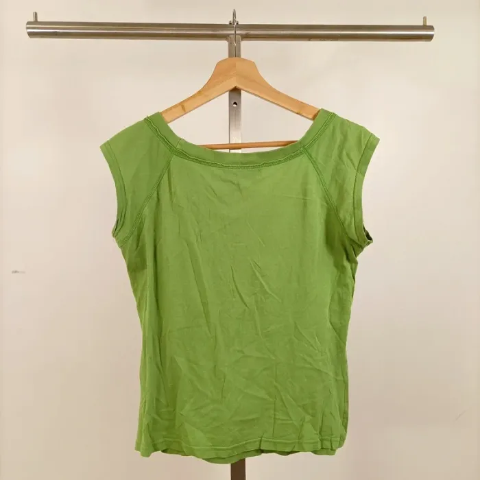 Débardeur vert pomme 100 % coton Foxhole – taille L A1048 - photo numéro 8
