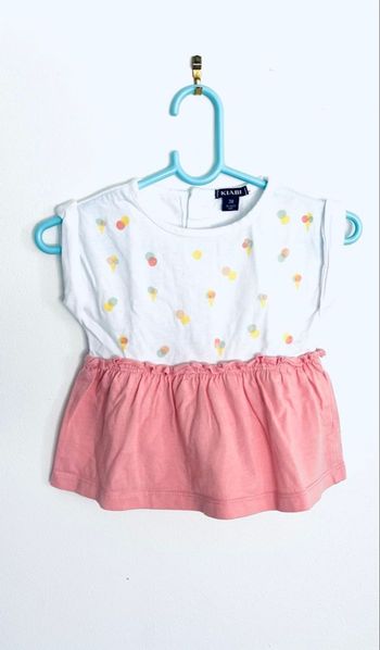 Robe manche courte « Kiabi » taille 3 mois