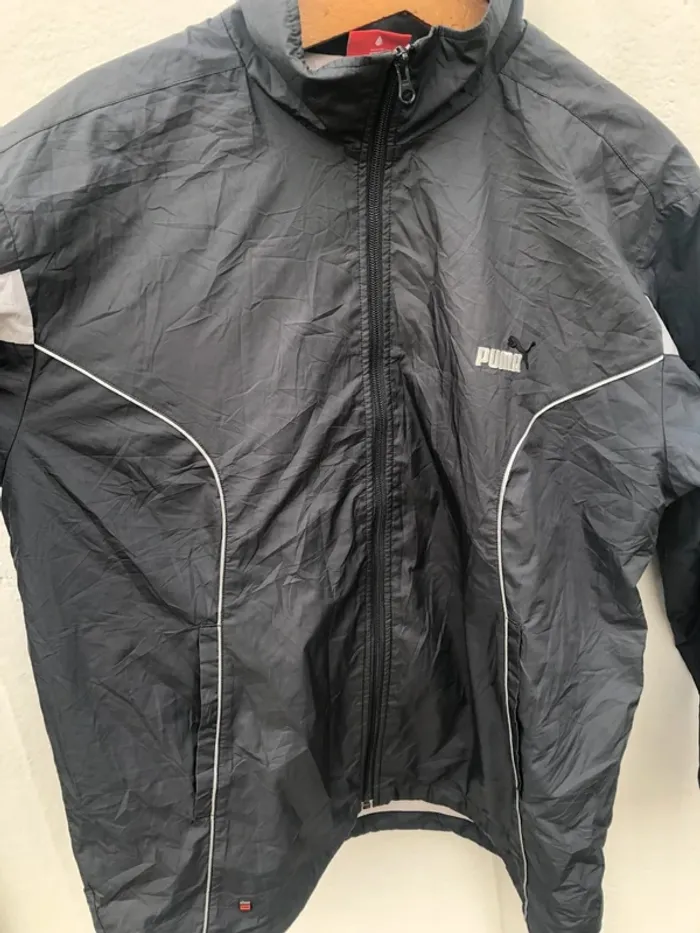 Puma track jacket Windbreaker Coupe-vent Mens taille L - photo numéro 7