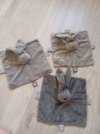 Doudou neuf lot de 3
