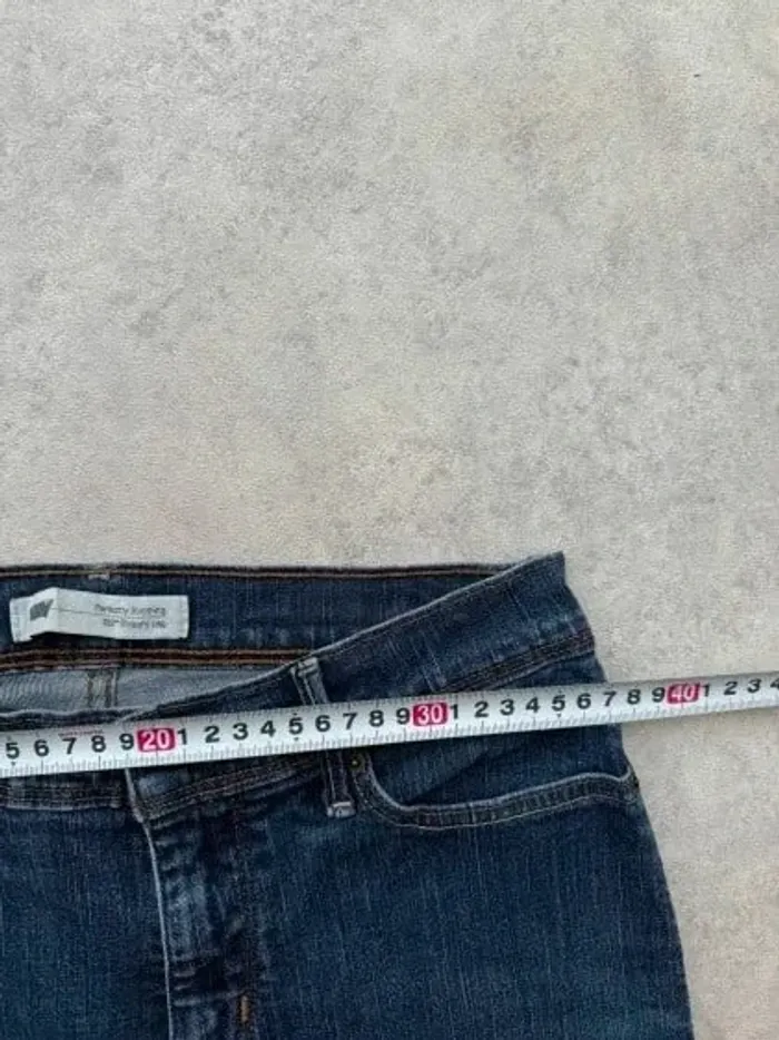 Jeans Levi's 512 W29 FR38 L32 coupe droite bleu marine Femme Women pan520b - photo numéro 3
