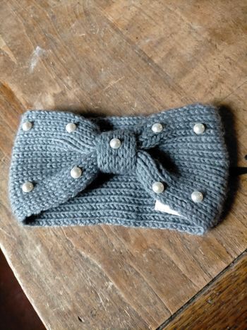Joli bandeau maille 5/6 ans 
