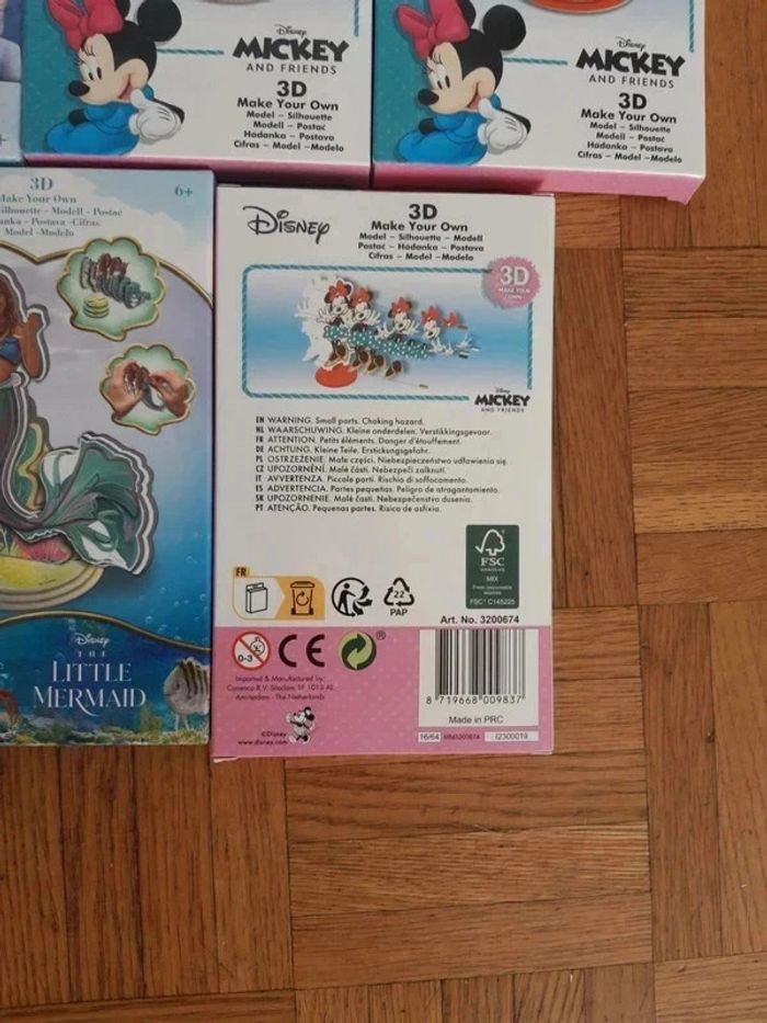 Figurines 3d disney a construire au choix - photo numéro 2