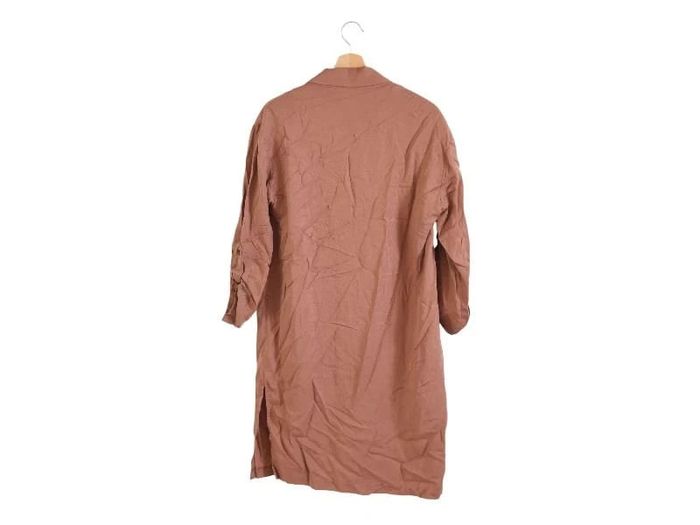 C56 trench marron Bershka M - photo numéro 2