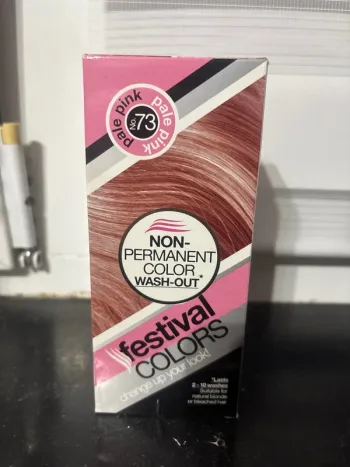 Coloration non permanente rose neuve
