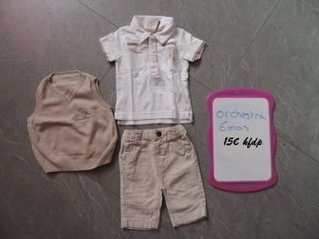 ensemble orchestra taille 6 mois