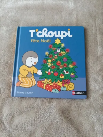 Livre T'choupi fête Noël